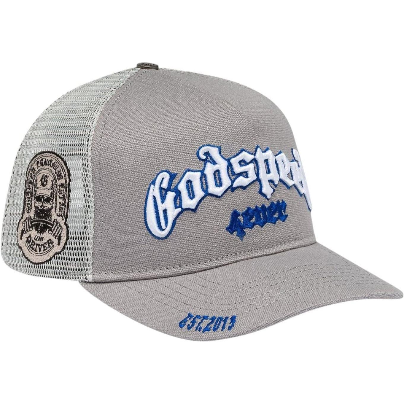 Godspeed GS Forever Trucker Hat Grey Blue