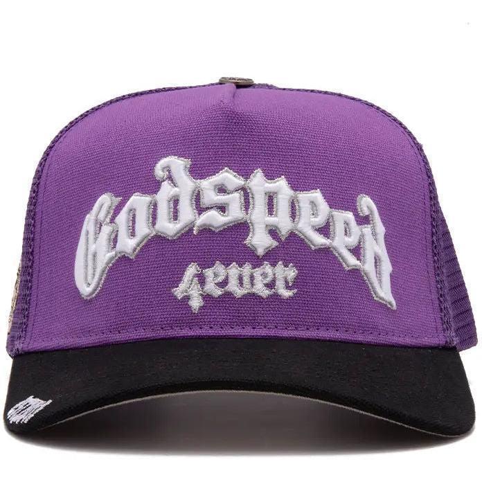 Godspeed GS Forever Trucker Hat Purple Black