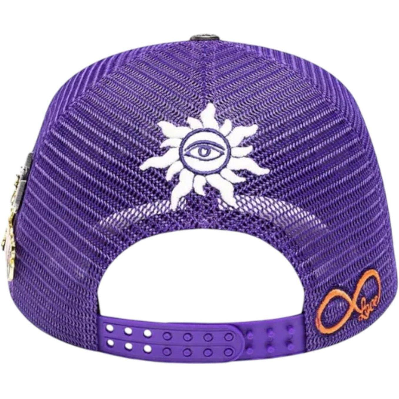 Godspeed GS Forever Trucker Hat Purple Green