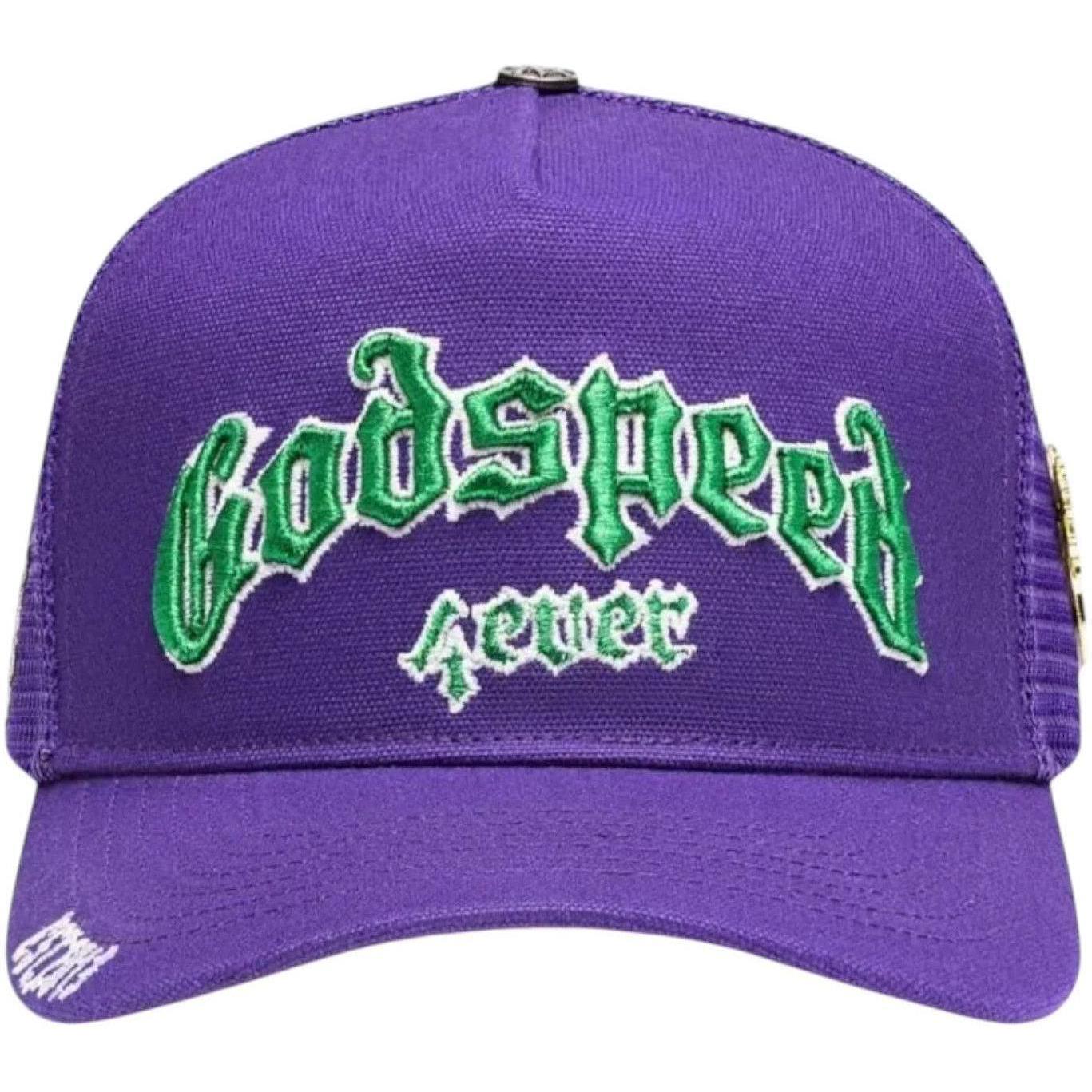 Godspeed GS Forever Trucker Hat Purple Green