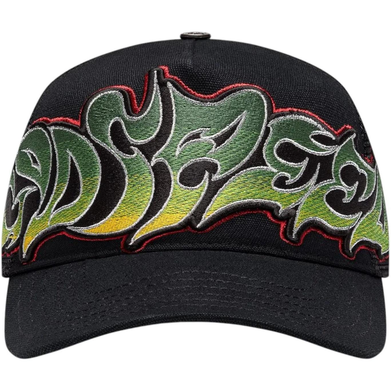 Godspeed GS Neo Trucker Hat Black Yellow Red