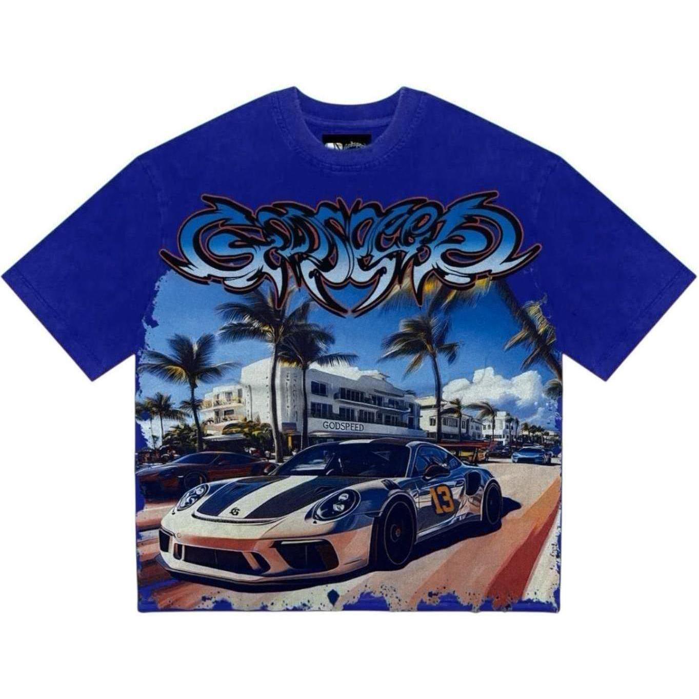 Godspeed Miami Exclusive GT T-Shirt Blue