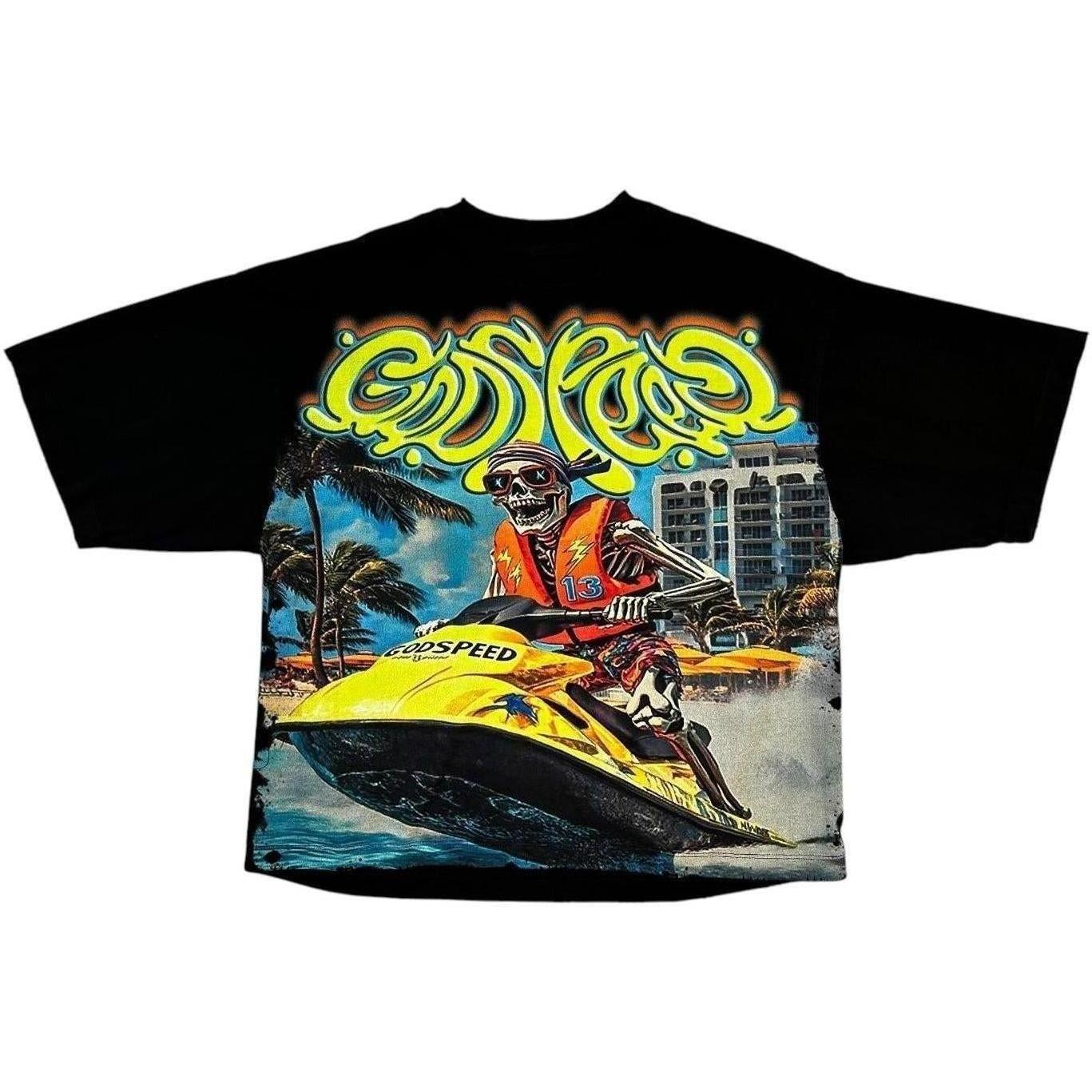 Godspeed Miami Exclusive Jetski T-Shirt Black