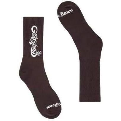 Godspeed New York New Age Logo Sock Brown/White
