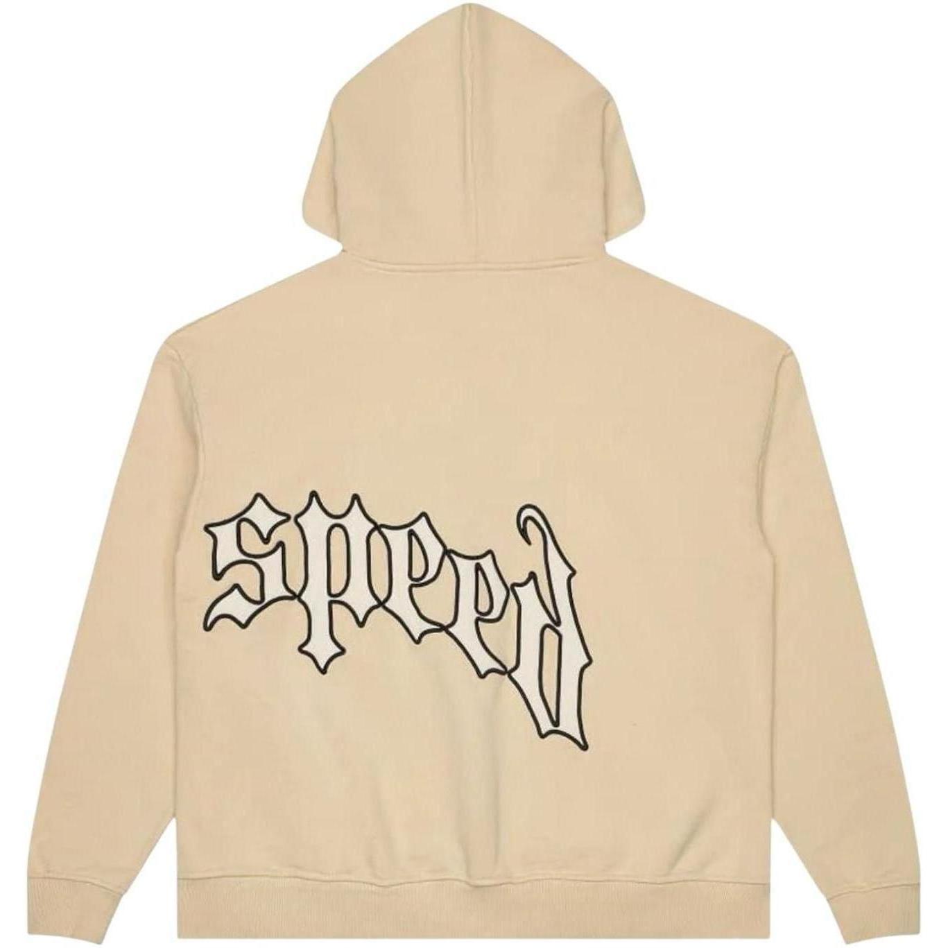 Godspeed OG Logo V2 Zip Up Hoodie Creme/Bone