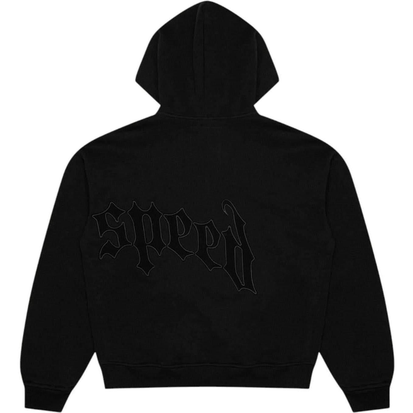 Godspeed OG Logo Zip Up Hoodie Double Black