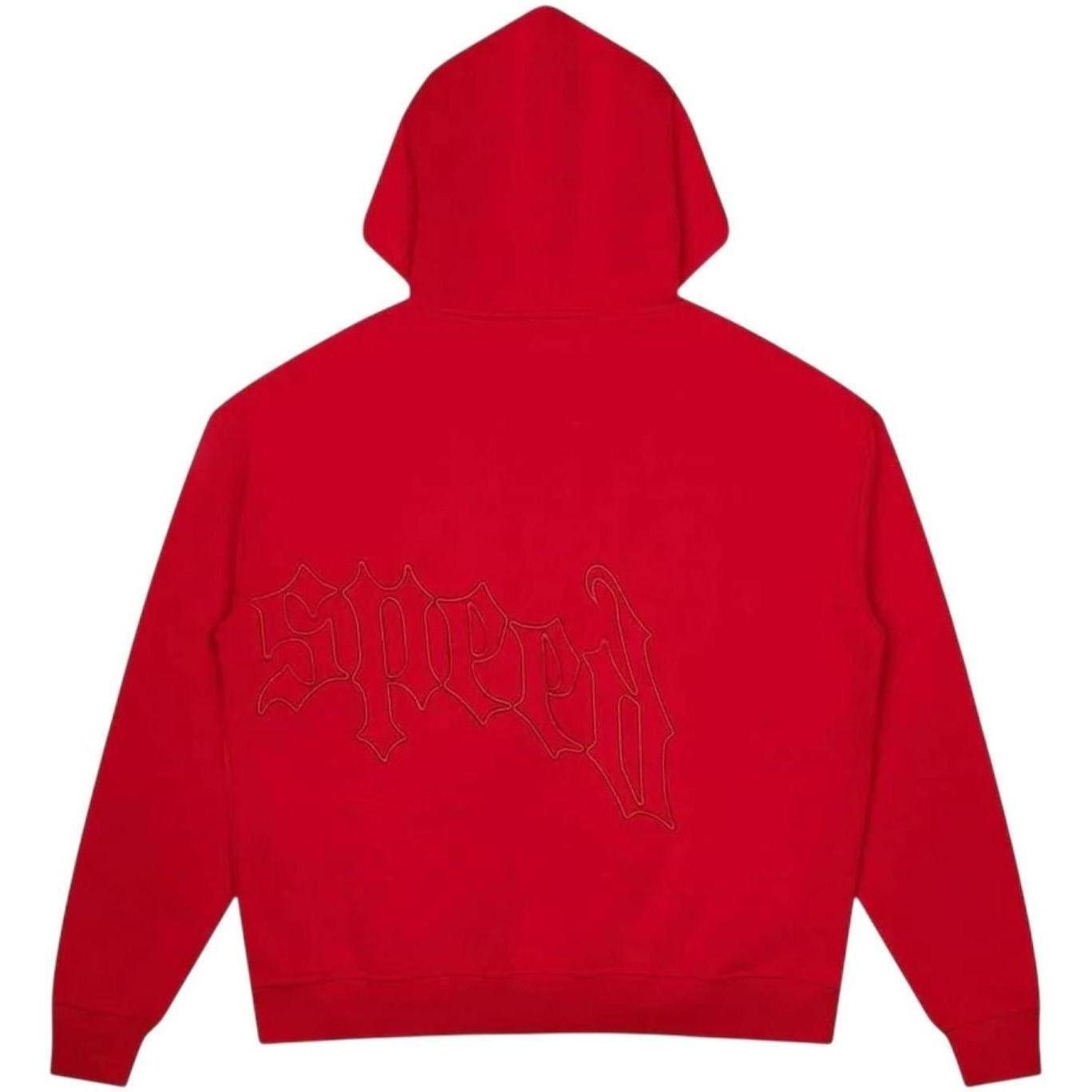 Godspeed OG Logo Zip Up Hoodie Double Red