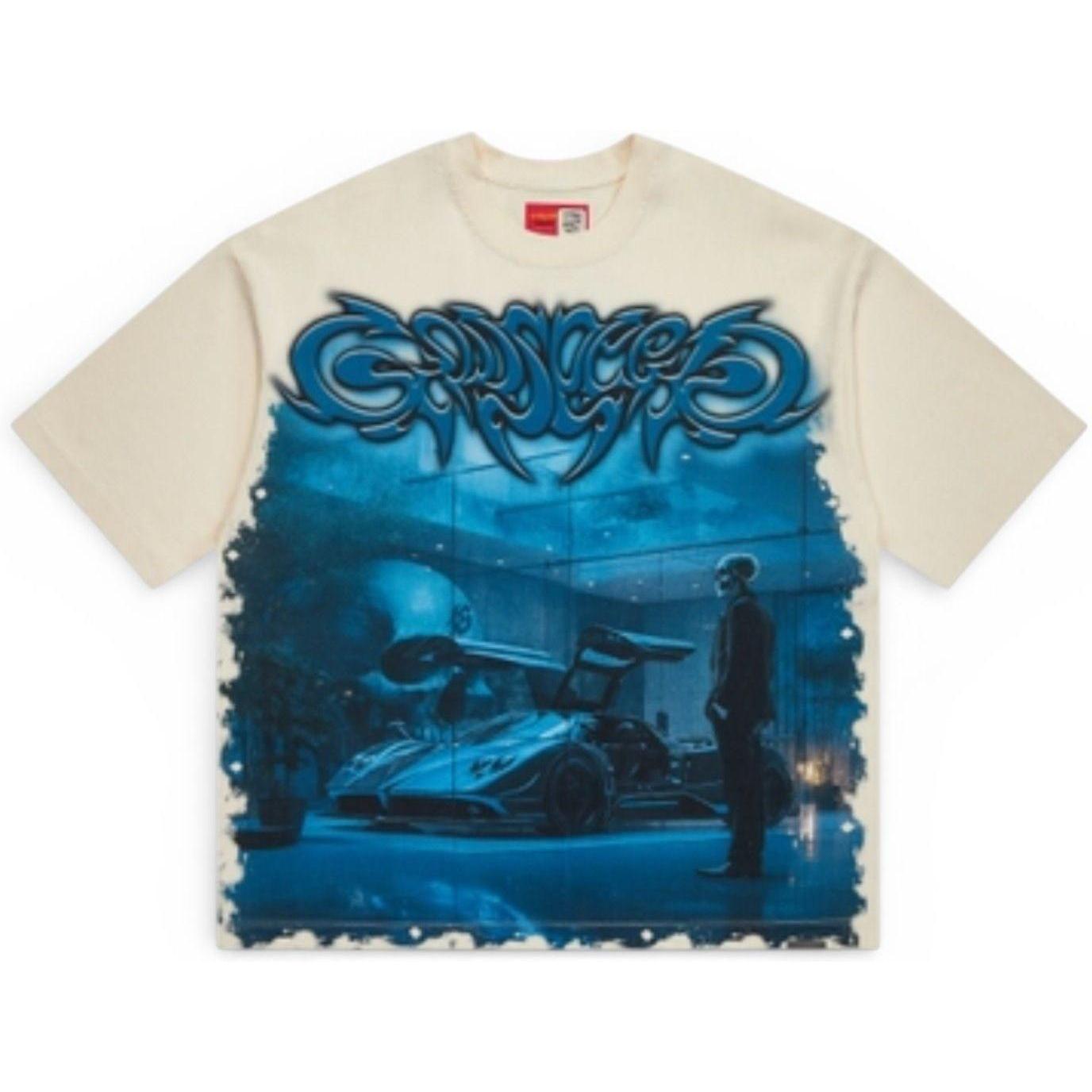 Godspeed Showroom Miami Superrun T-Shirt Bone