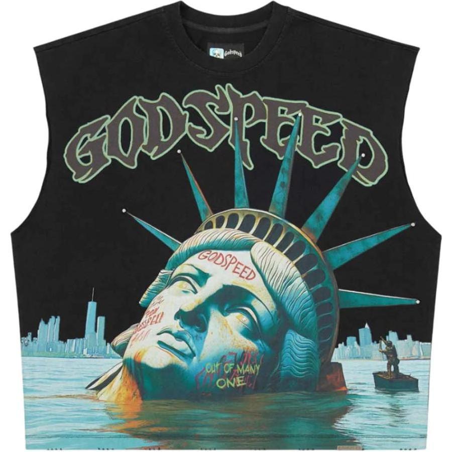 Godspeed Sunken Liberty Sleeveless T-shirt Black