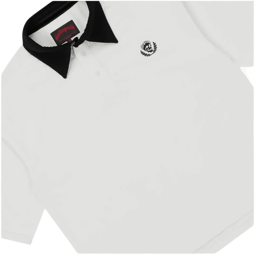 Godspeed Victor Minimal Crest Polo White