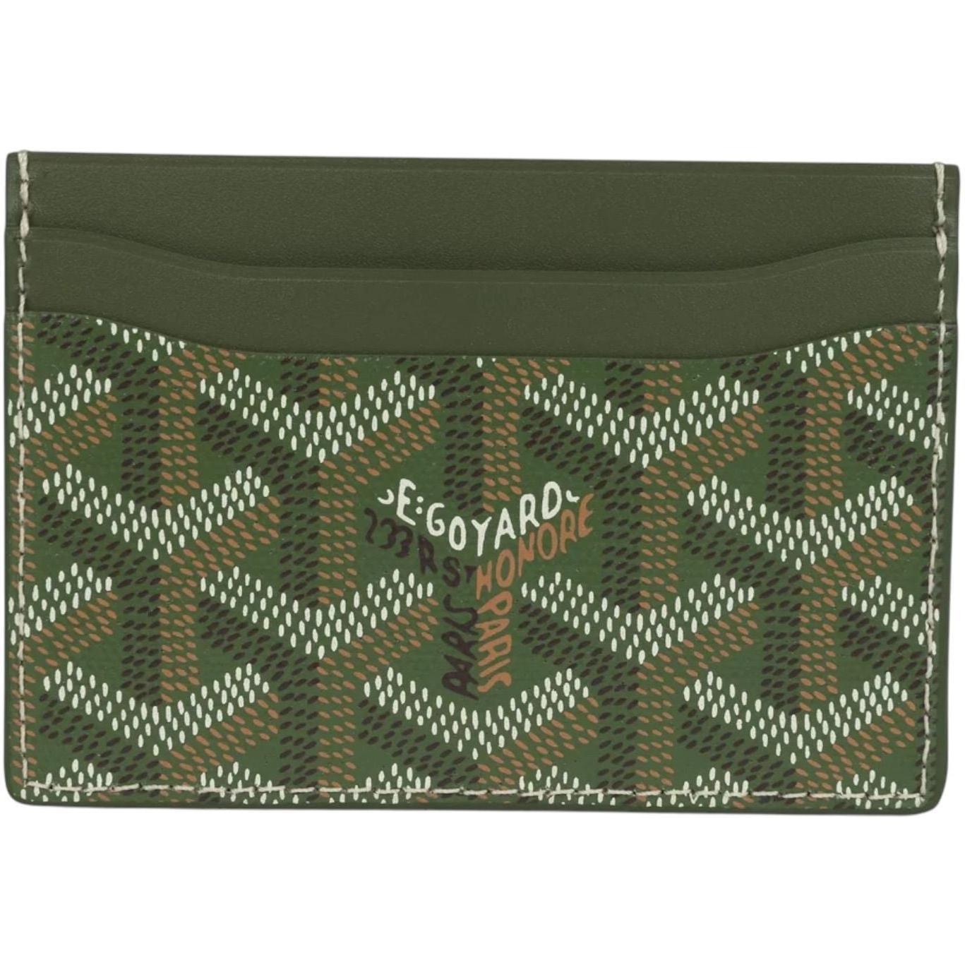 Goyard Saint Sulpice Card Wallet Khaki Miami Exclusive GYD-223