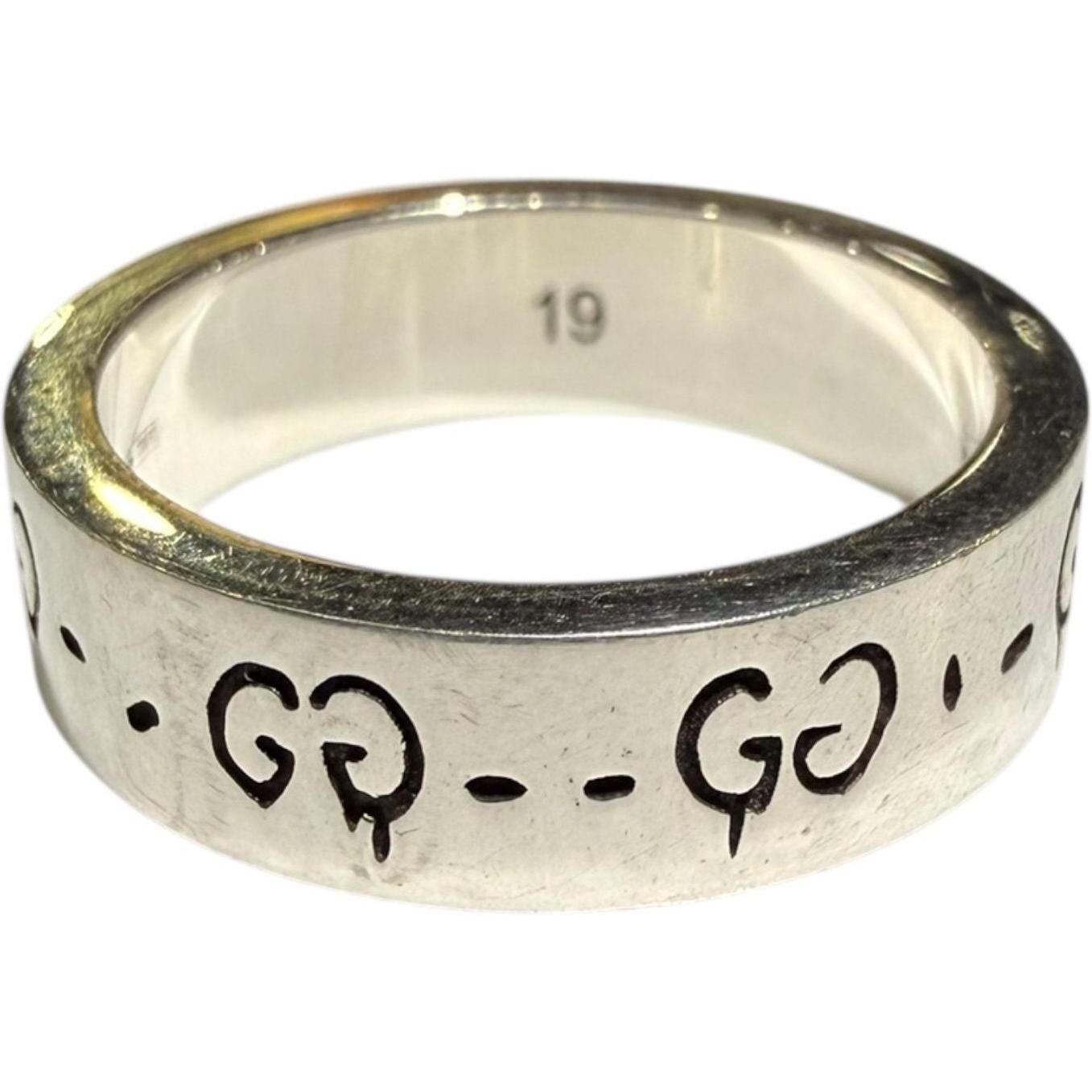 Gucci Ghost Ring Small Silver - Size 9 - Like New