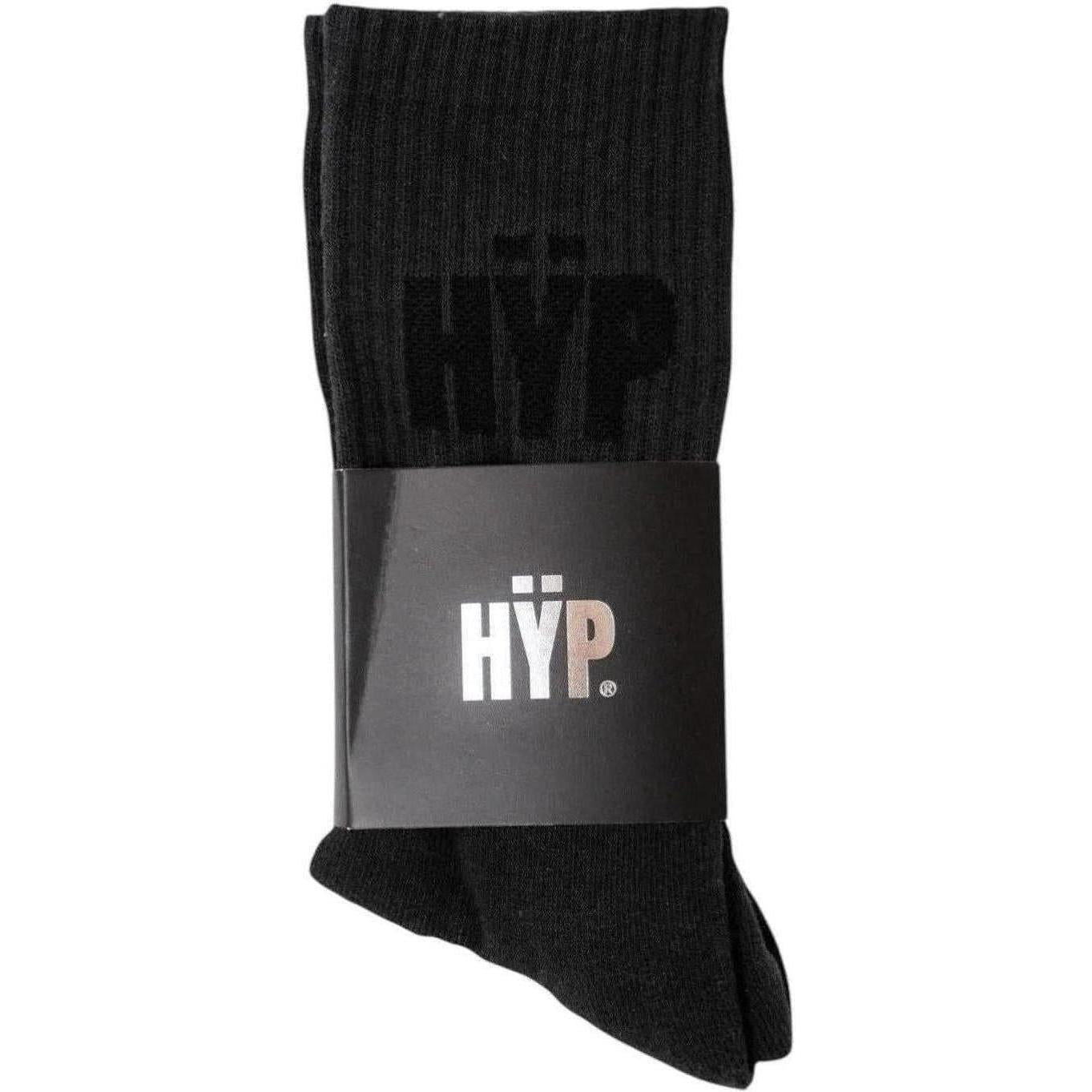 HŸP Crew Socks Black Tonal