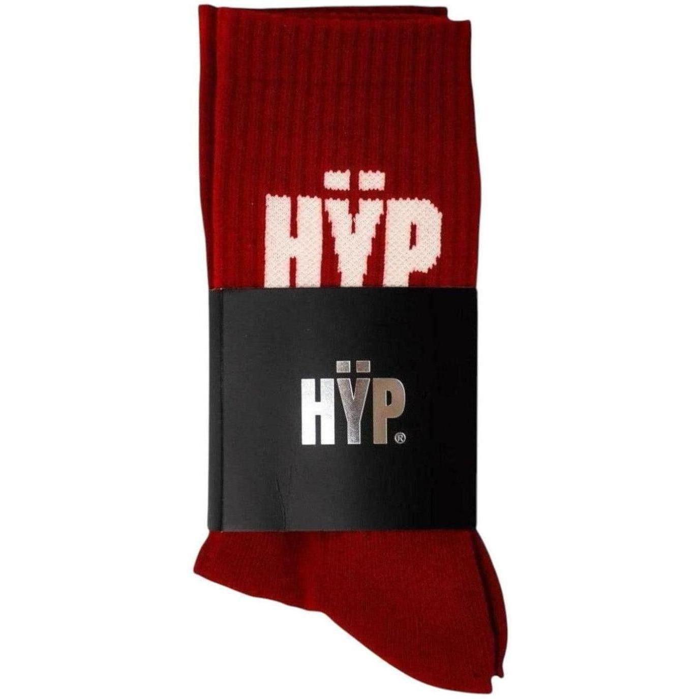 HŸP Red Cream Crew Socks