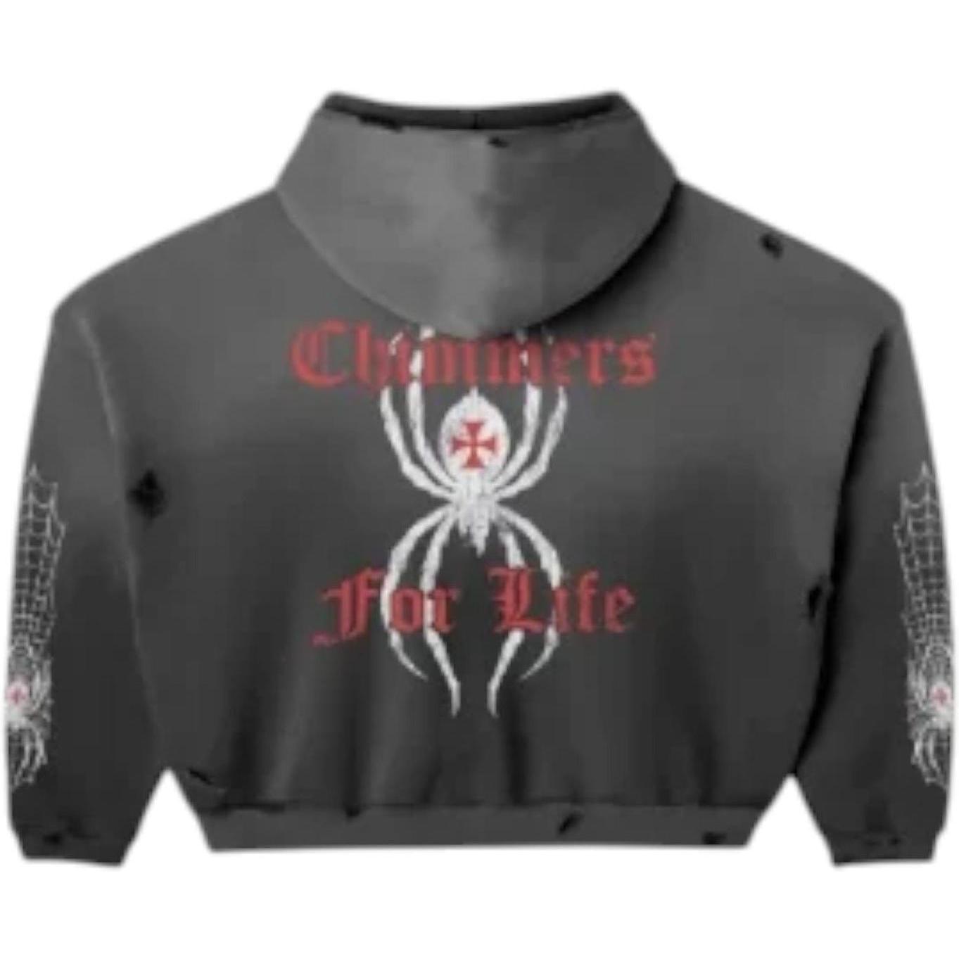 Happy Memories Don't Die HMDD Black Widow Zip Up