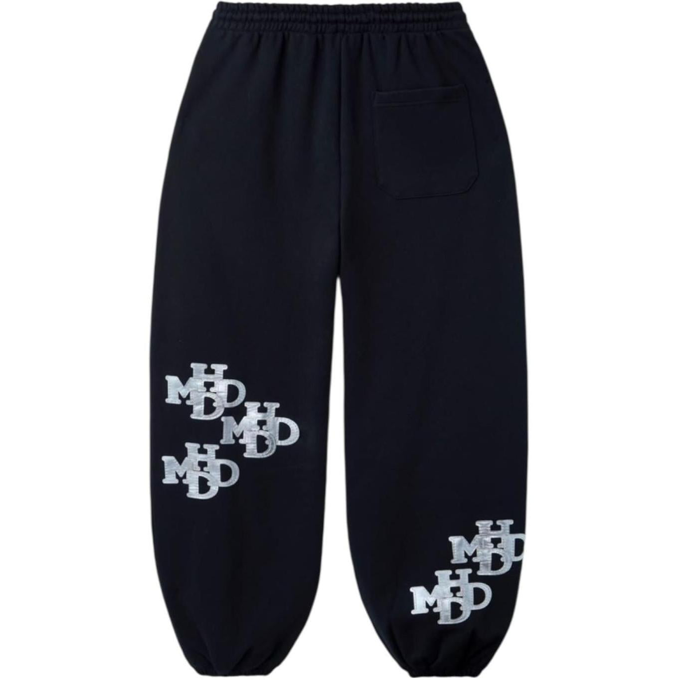 Happy Memories Don't Die HMDD Scrunch Patch Sweatpants Black