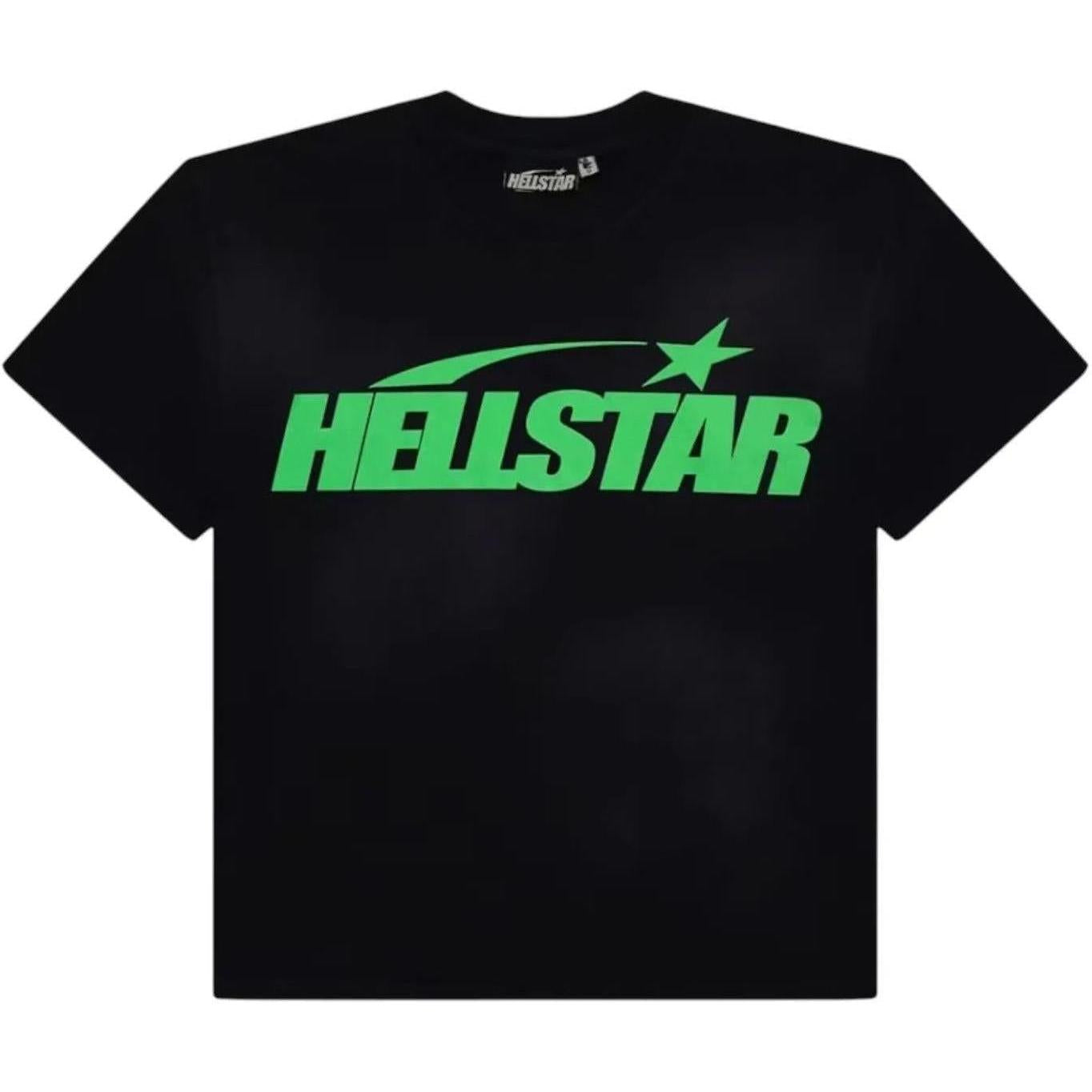 Hellstar Classic T-shirt (Gel Print) Black/Green