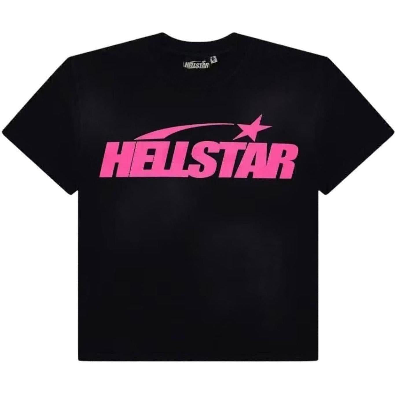Hellstar Classic T-shirt (Regular Print) Black/Pink