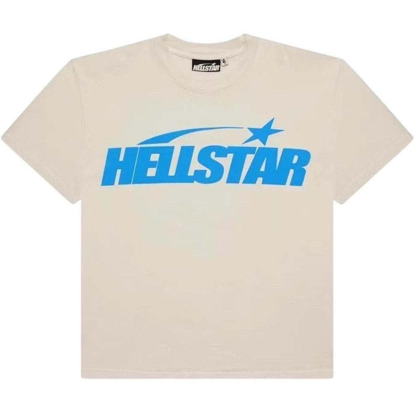Hellstar Classic T-shirt (Regular Print) White/Blue