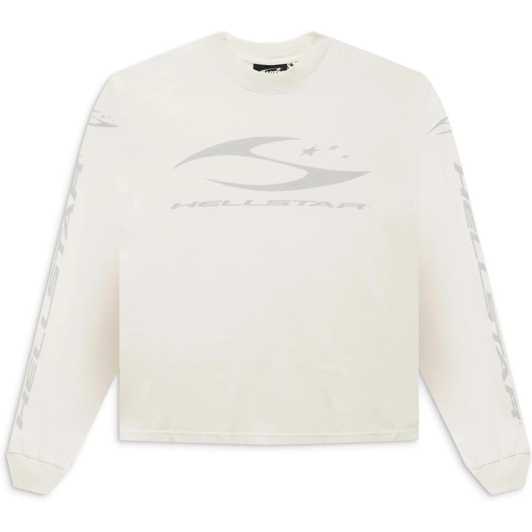 Hellstar Cursive Logo L/S T-Shirt White