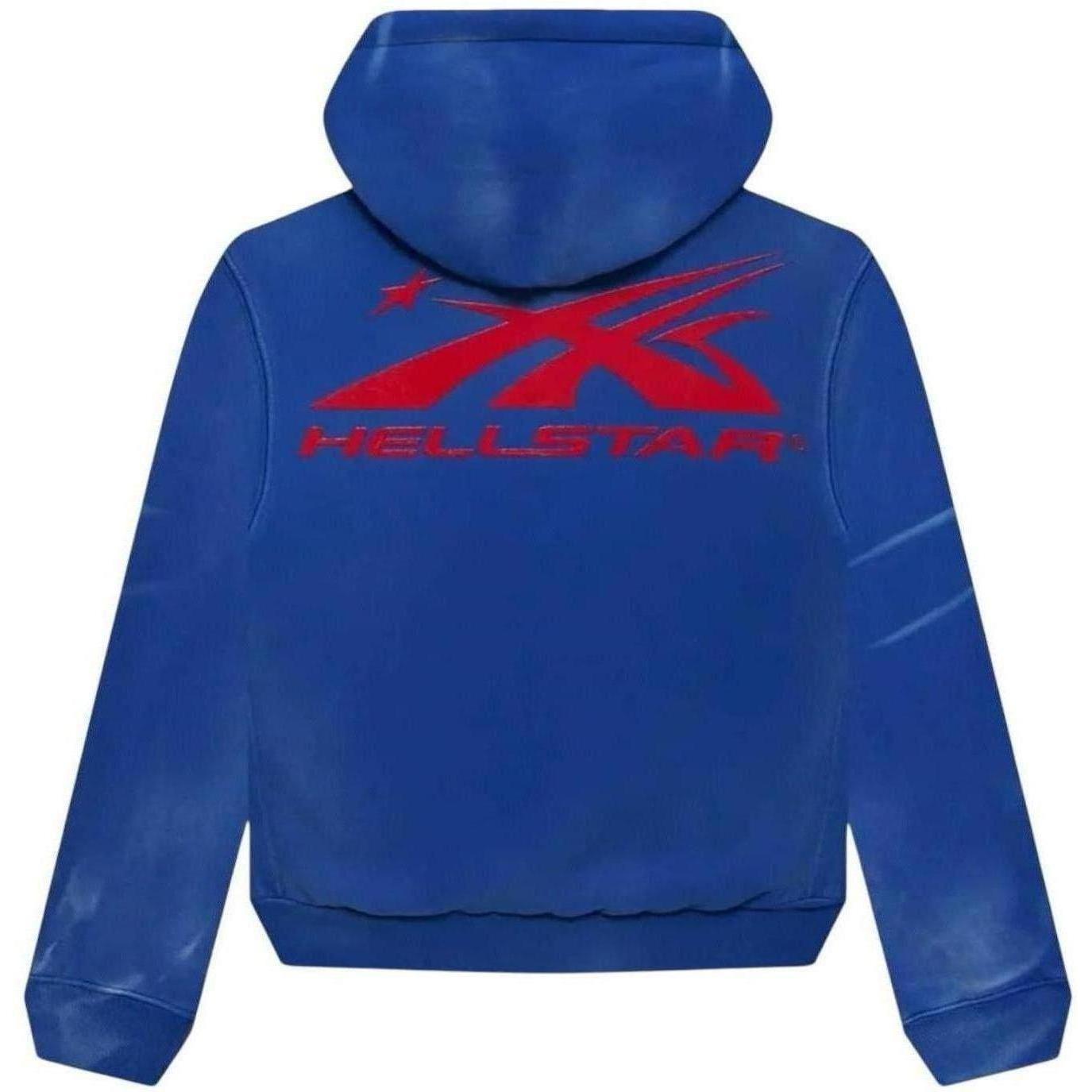 Hellstar Gel Hoodie Blue
