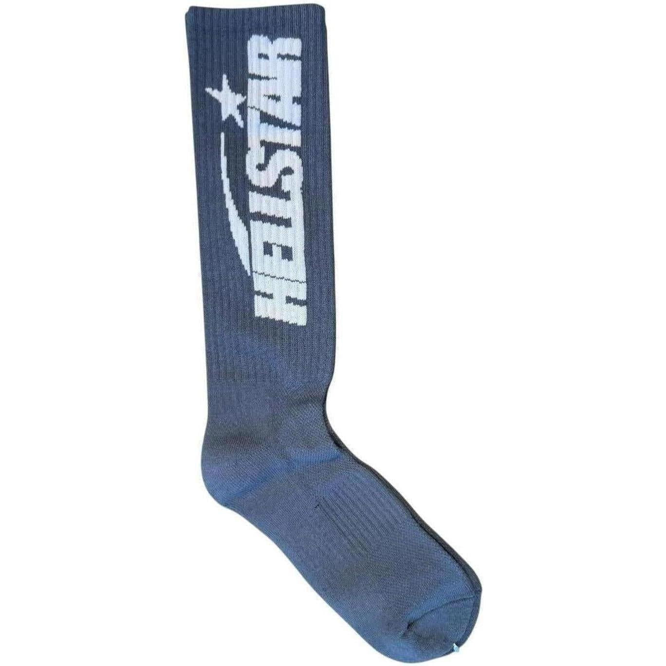 Hellstar Logo Socks Earth Tone Grey