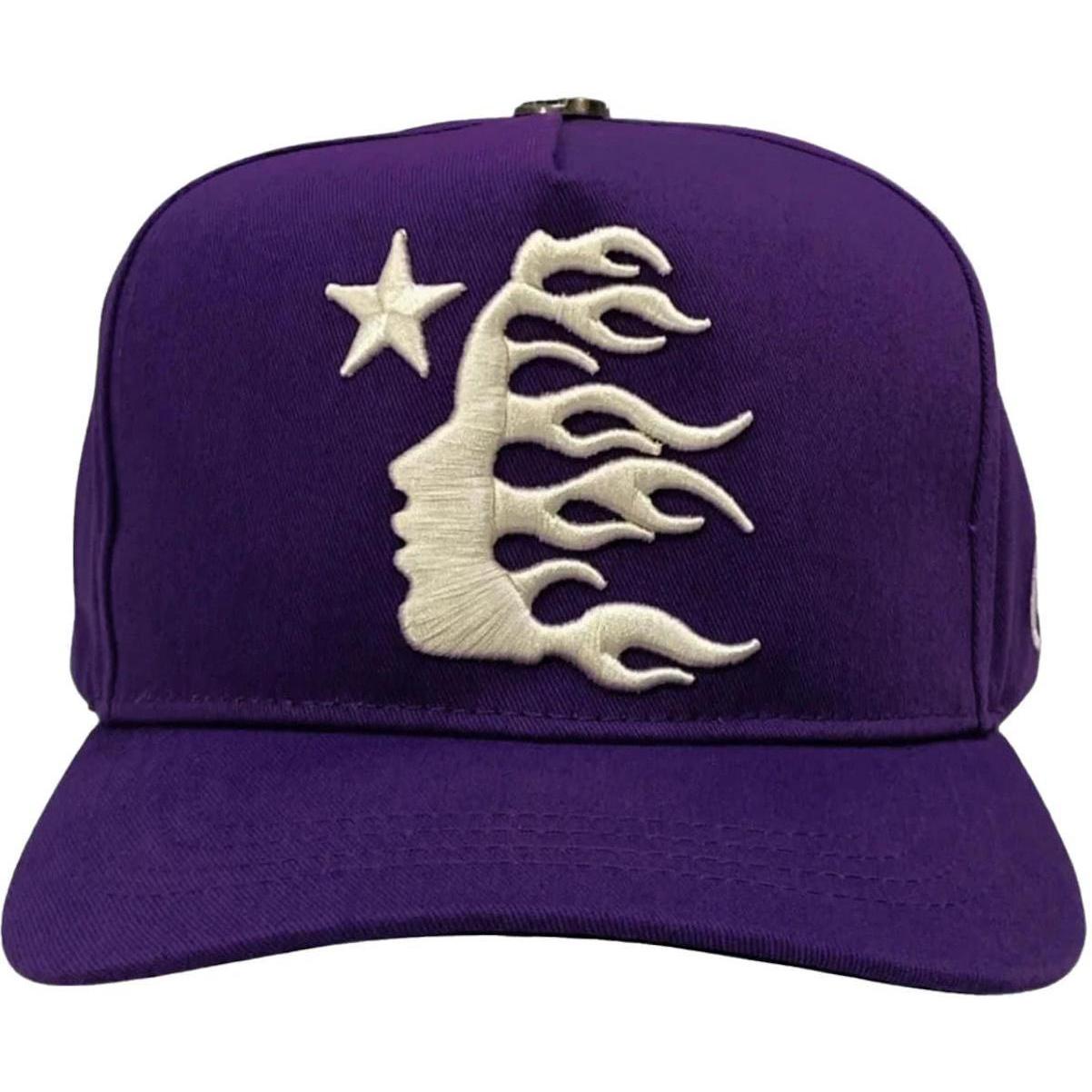Hellstar OG Logo Snapback Hat Purple