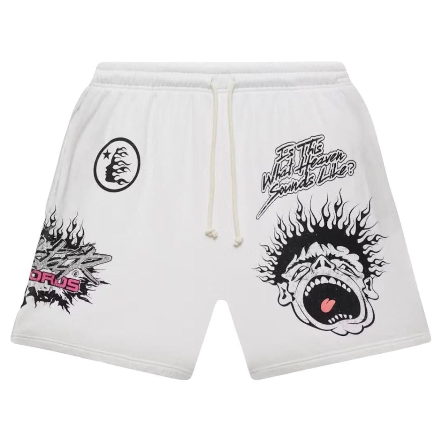 Hellstar Records Shorts White