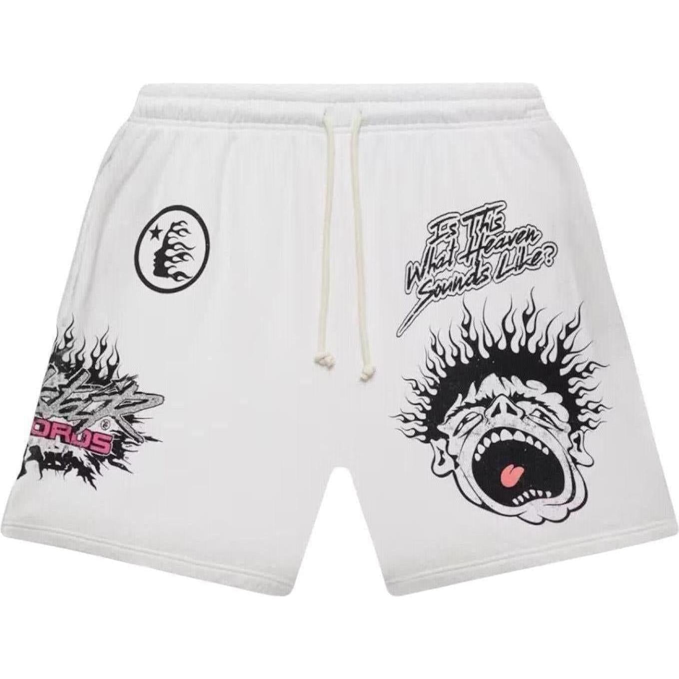 Hellstar Records Shorts White