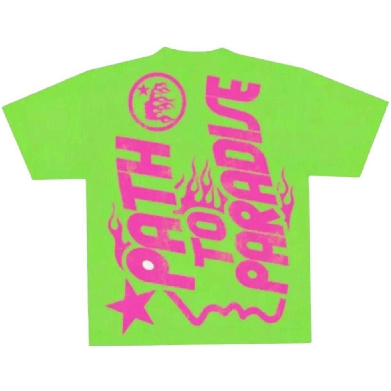 Hellstar Studios Jesus Emblem T-Shirt Green