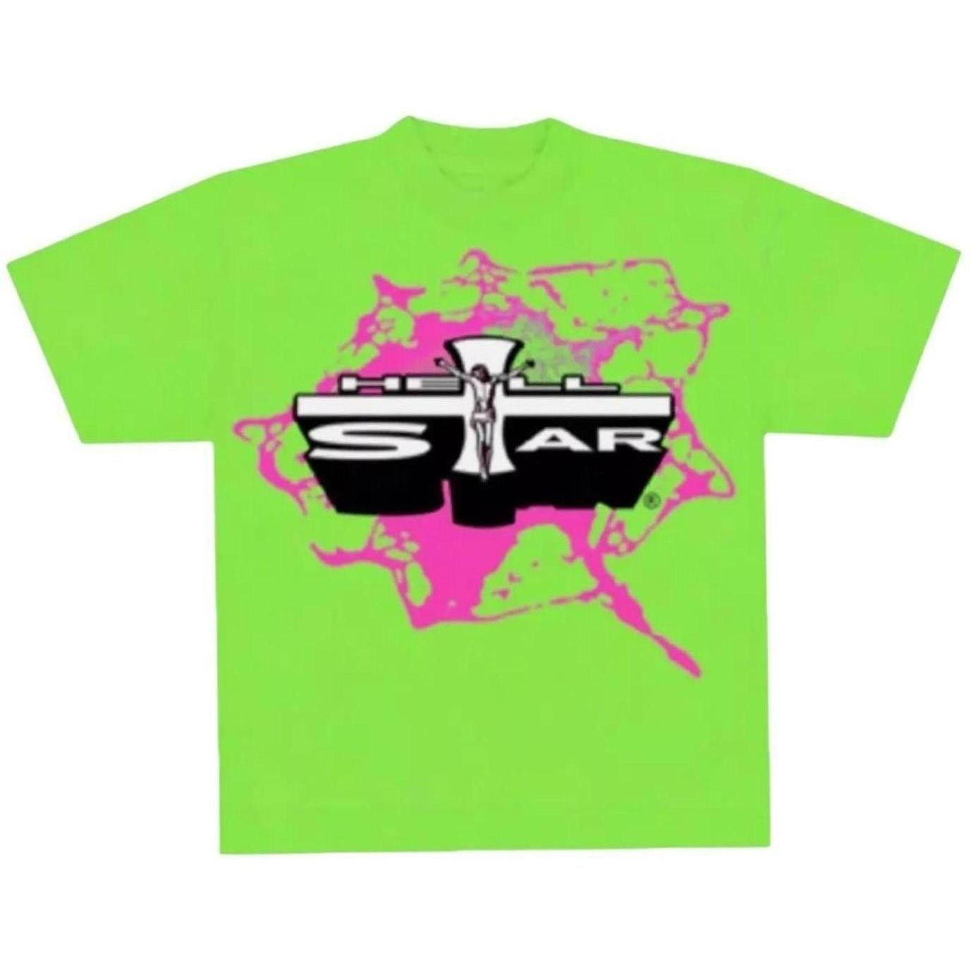 Hellstar Studios Jesus Emblem T-Shirt Green