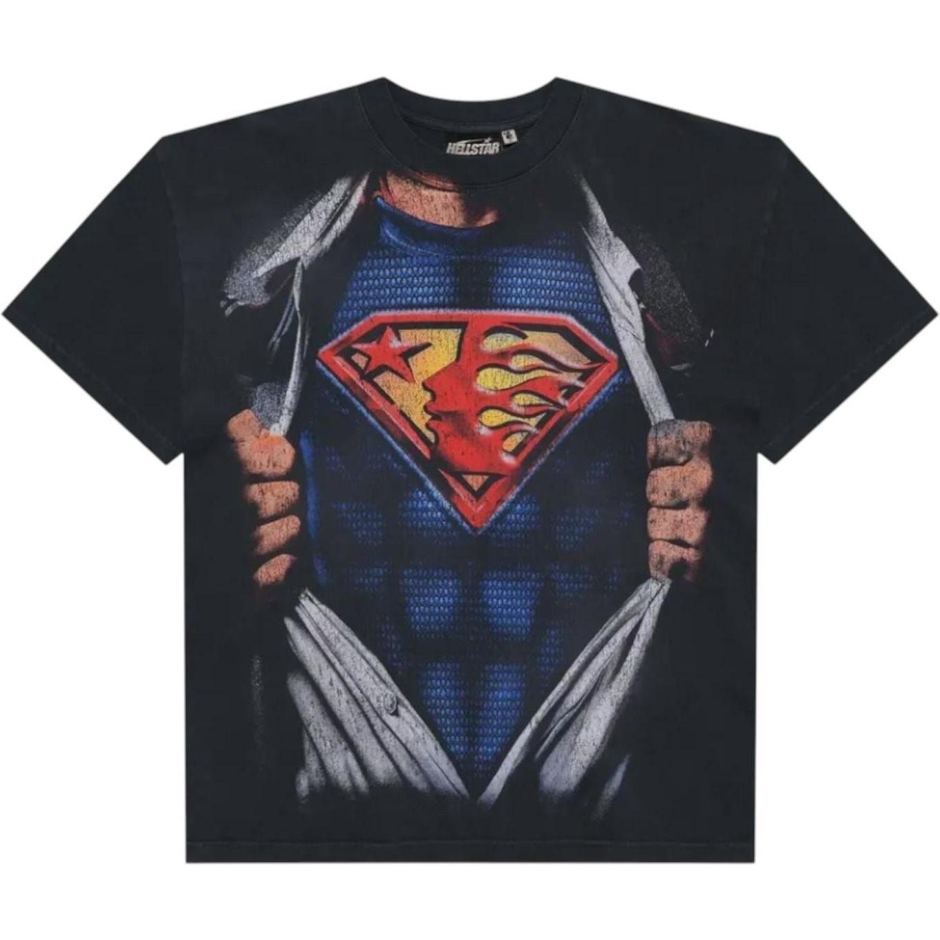 Hellstar Superhero T-Shirt Black