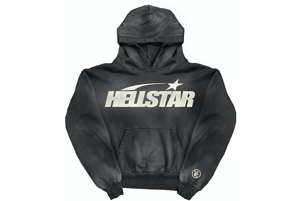 Hellstar Capsule 10 Uniform Hoodie Washed Black