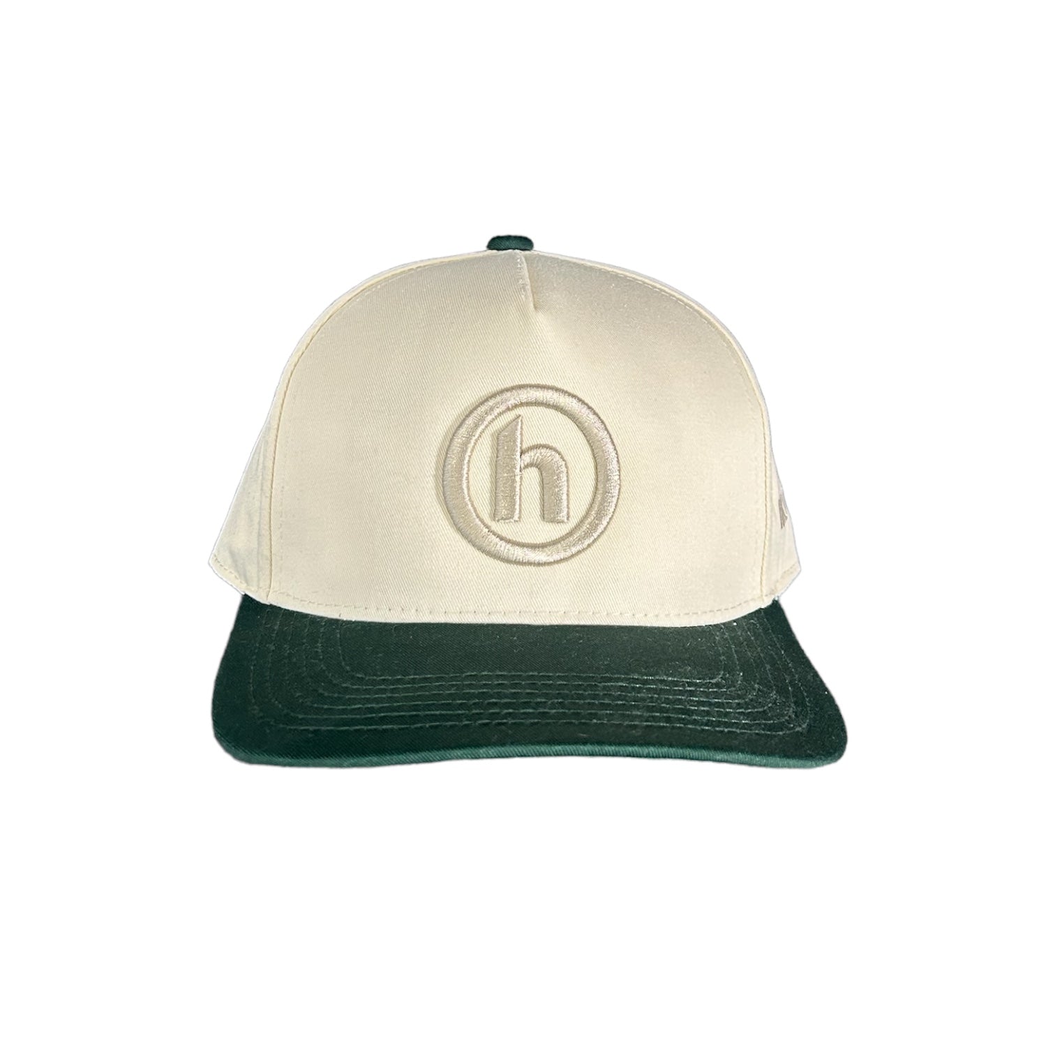 Hidden NY Snapback Hat Cream Green
