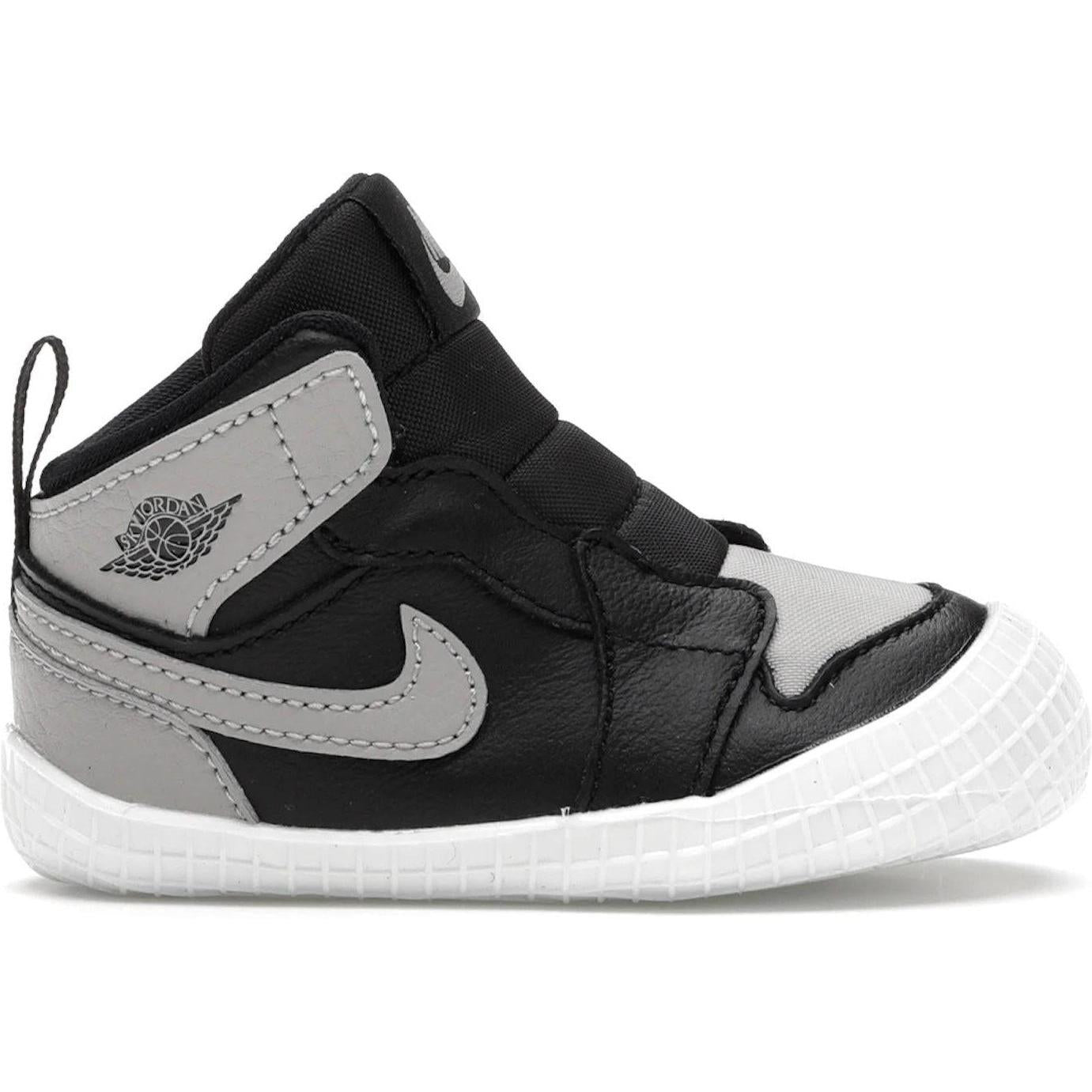 Jordan 1 Crib Bootie Black Medium Grey (I) - New - No Box