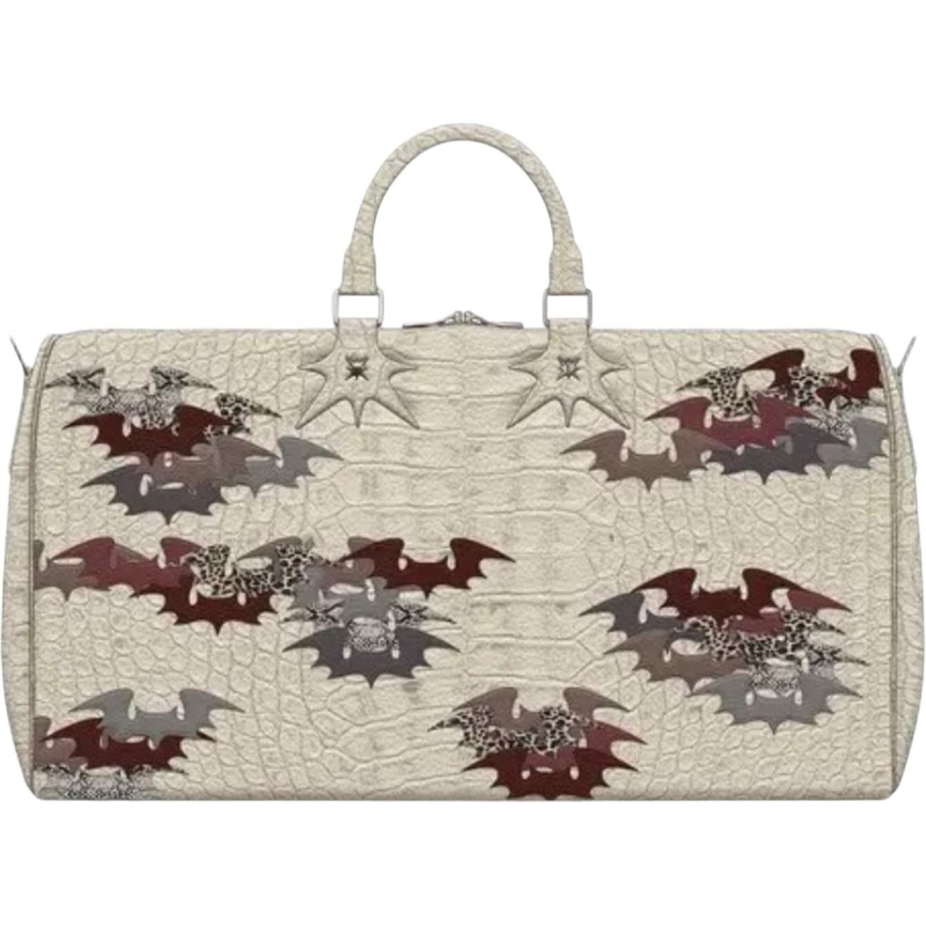 Killtec Crocodile Patchwork Cream Duffle Bag 1/100