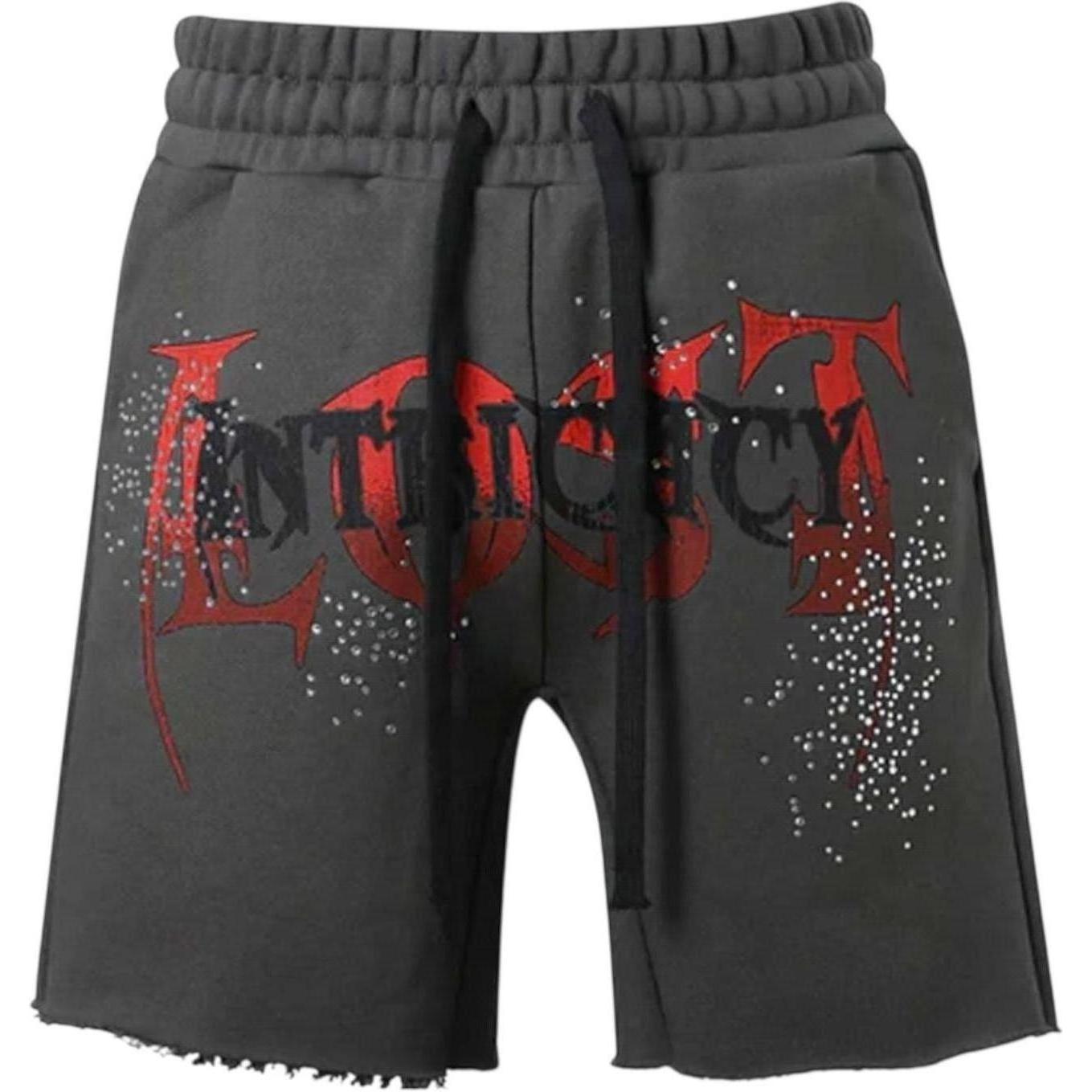 Lost Intricacy Dark City Rhinestones Shorts