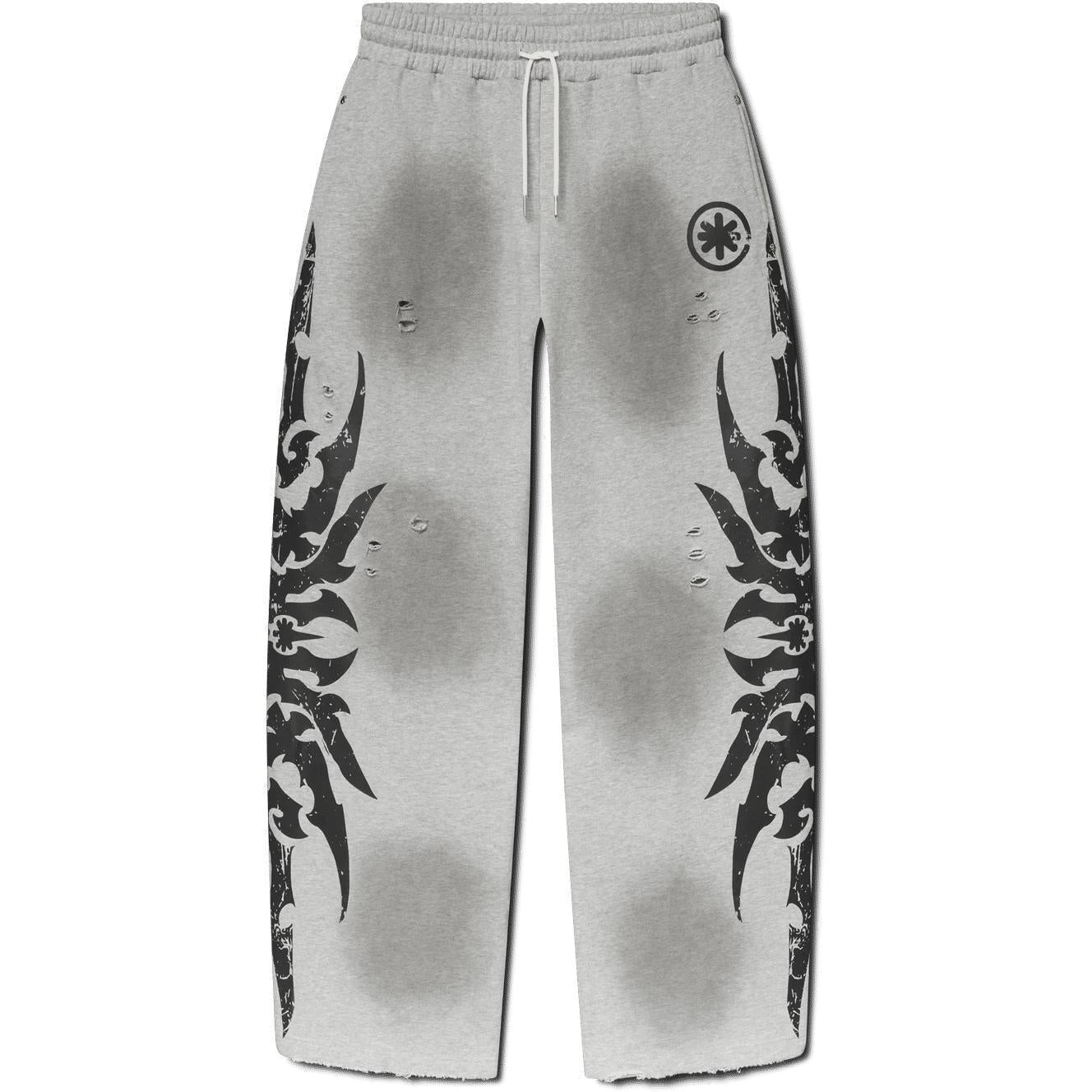 LostShdws Complex Con Exclusive Acid Wash Sweatpants Grey