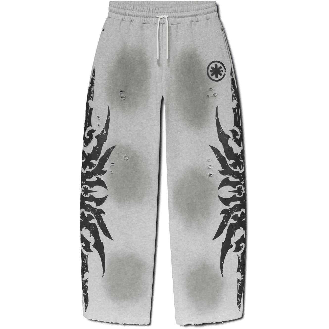 LostShdws Complex Con Exclusive Acid Wash Sweatpants Grey