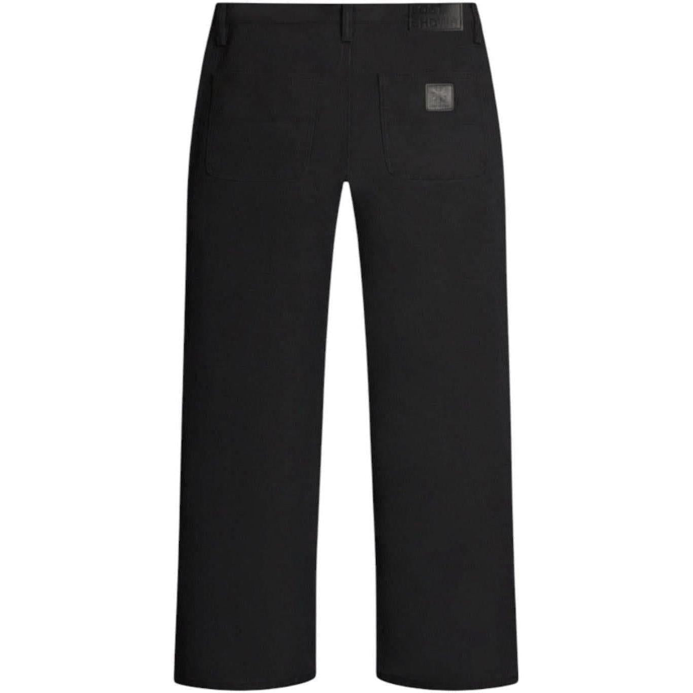 LostShdws Detached Double Knee Pants Black