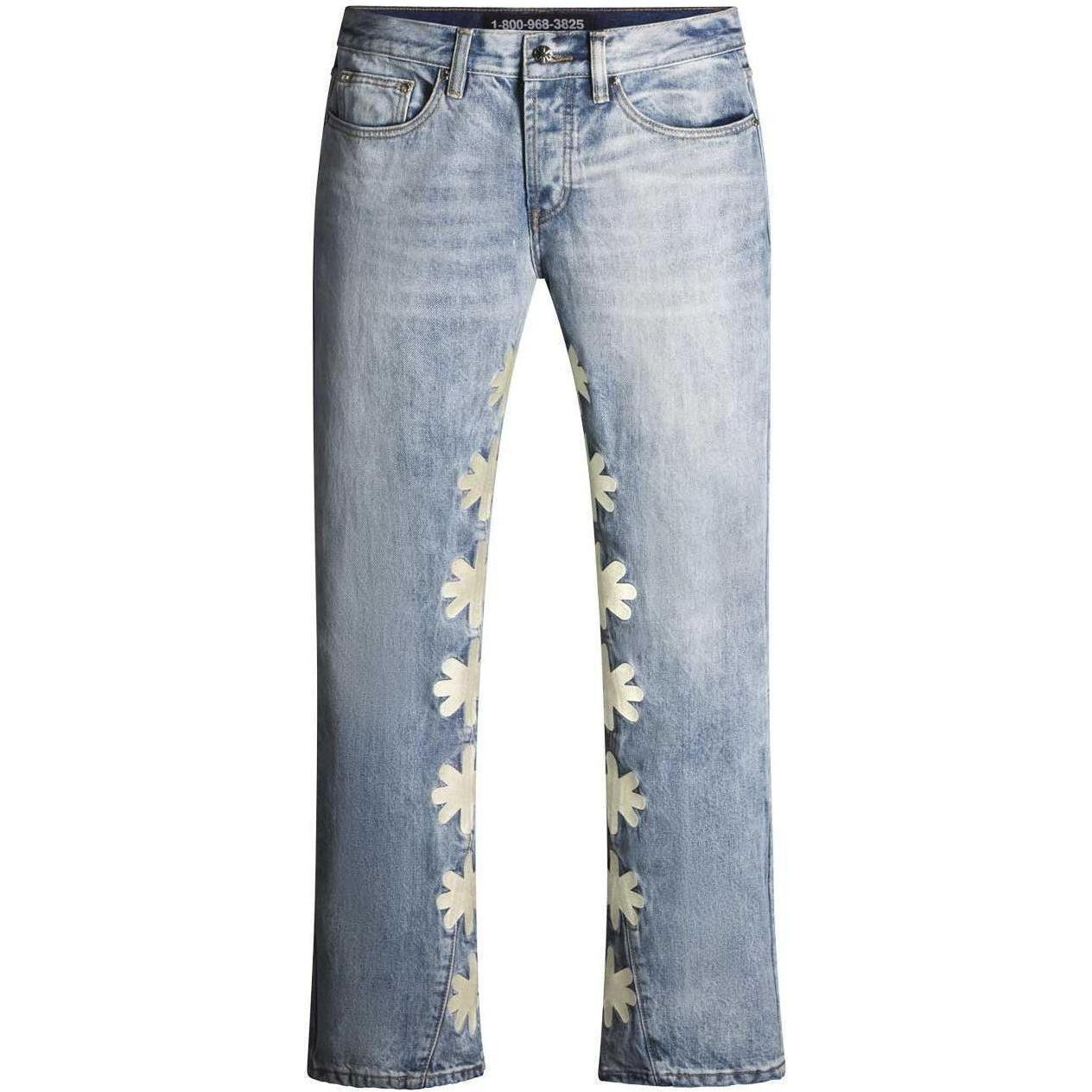 LostShdws Drkshdws Light Wash Denim Pants Bone