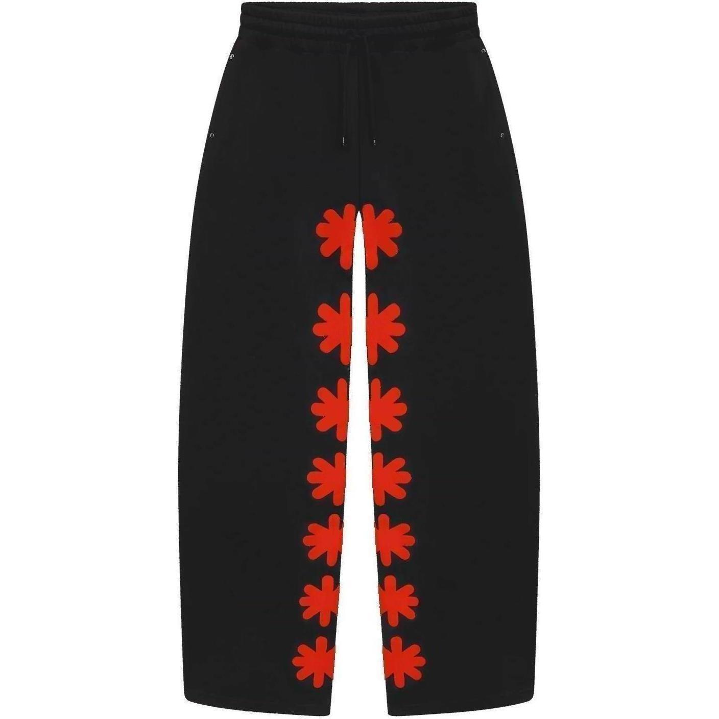 LostShdws OG Logo Sweatpants Black Red