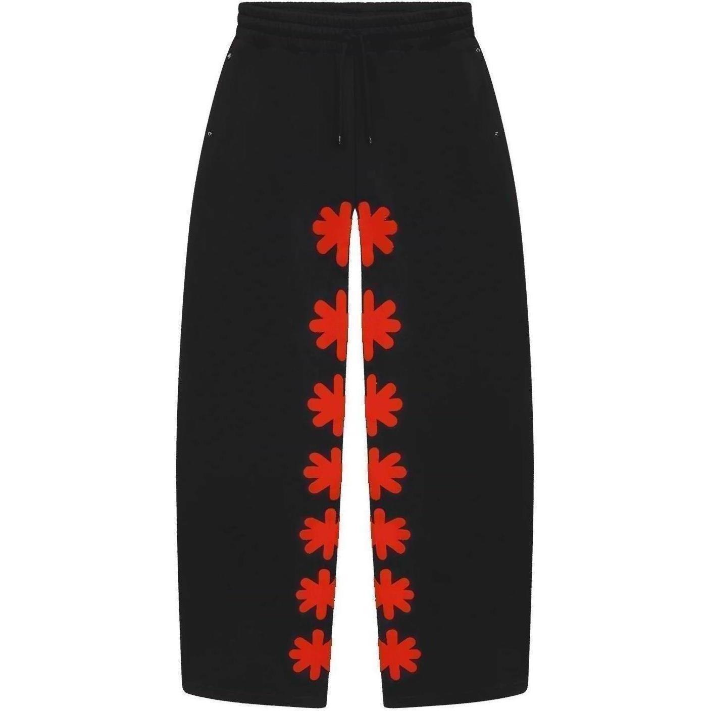 LostShdws OG Logo Sweatpants Black Red