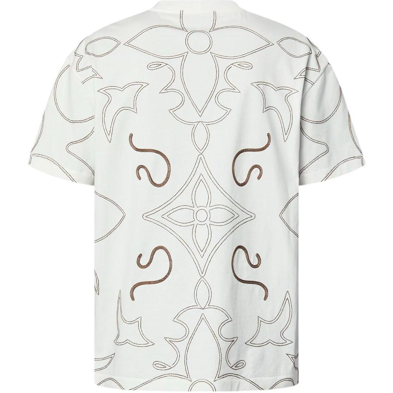 Louis Vuitton Embroidered Cotton T-Shirt