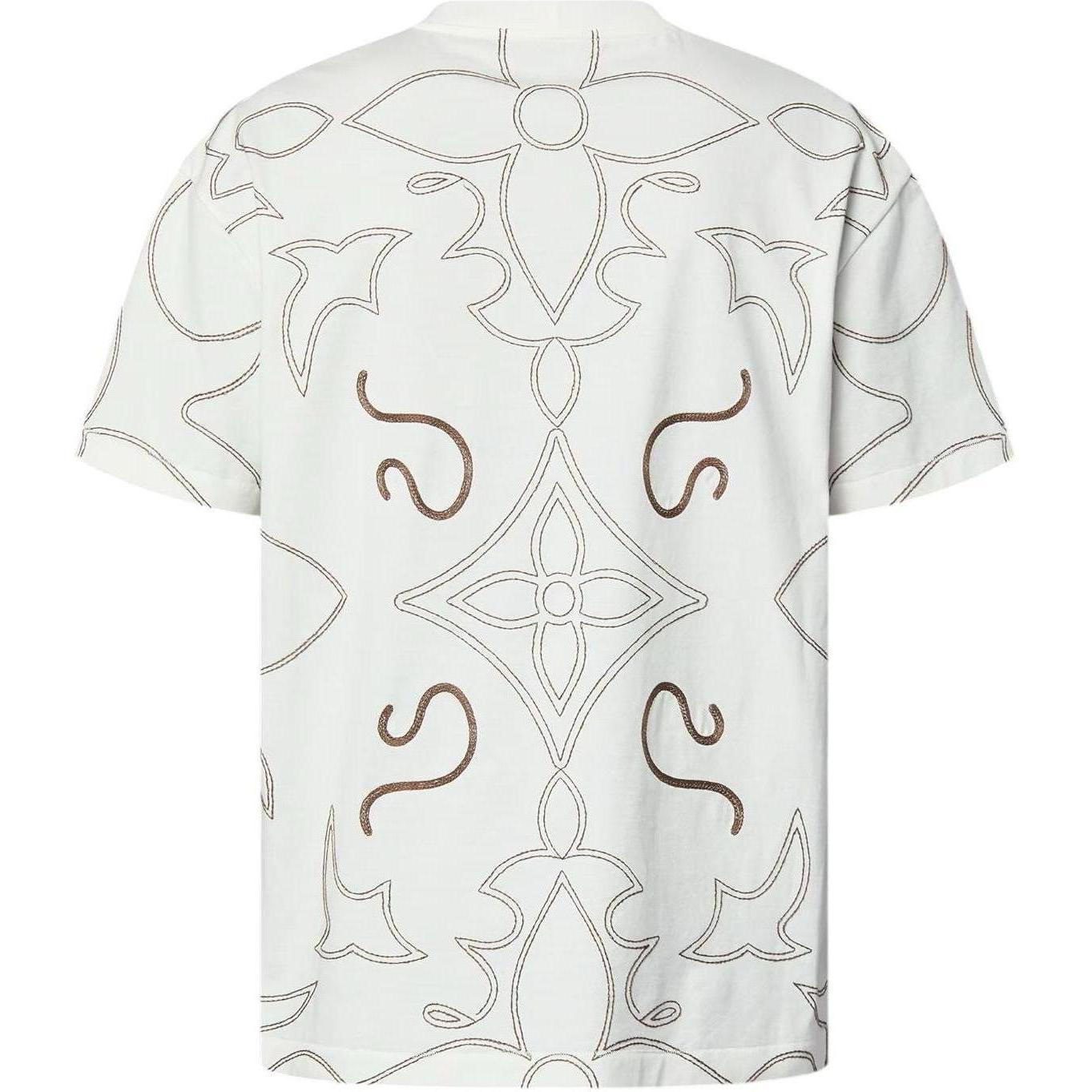 Louis Vuitton Embroidered Cotton T-Shirt