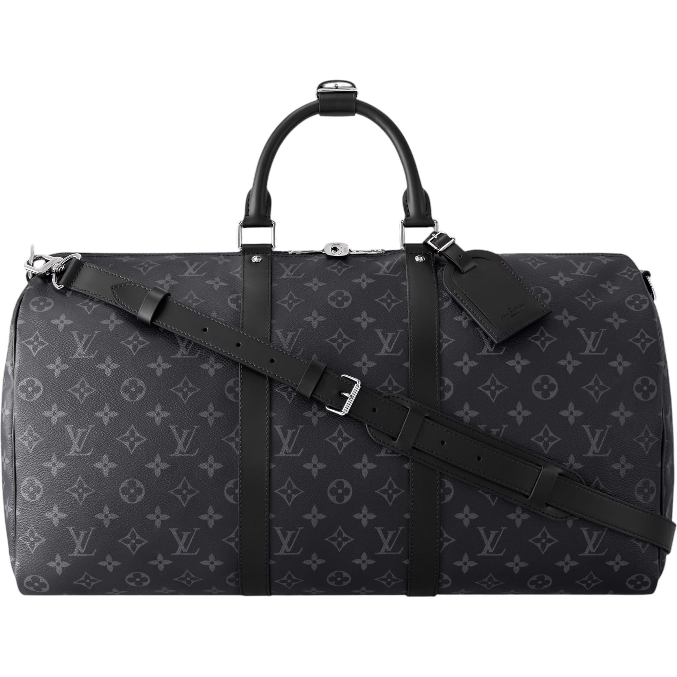 Louis Vuitton Monogram Eclipse Keepall Bandoulière 55