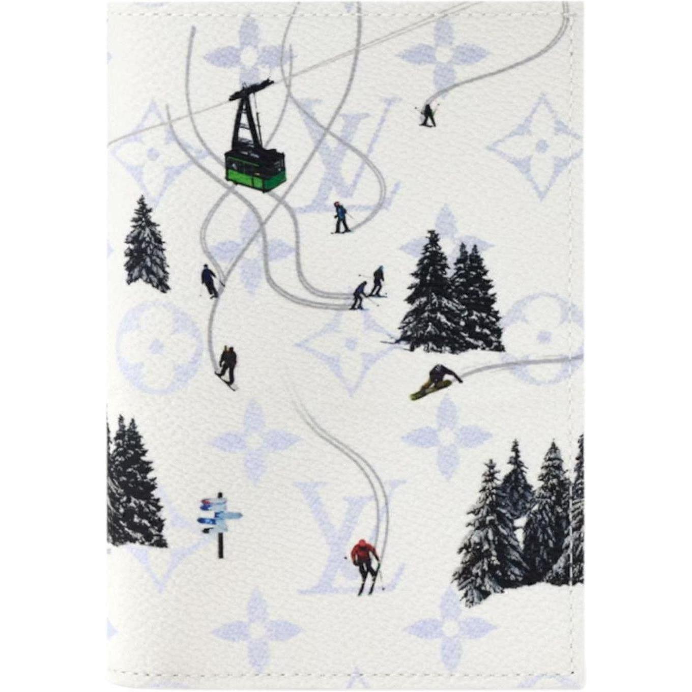Louis Vuitton Ski Passport Cover White