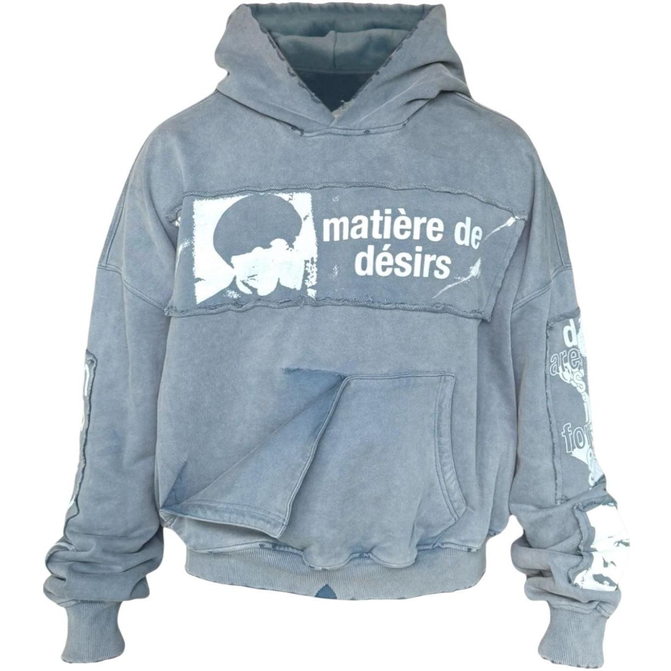Matière de Désirs Encore Hoodie Washed Blue