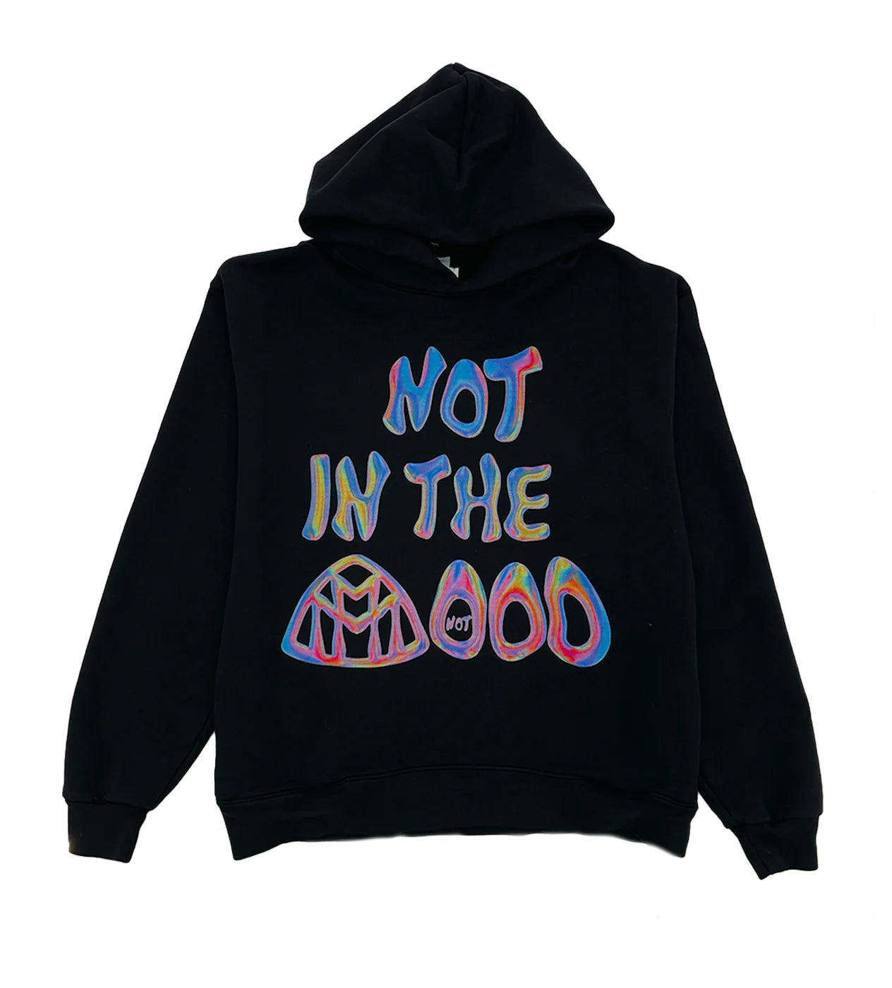 Mood Swings Holographic Hoodie Black