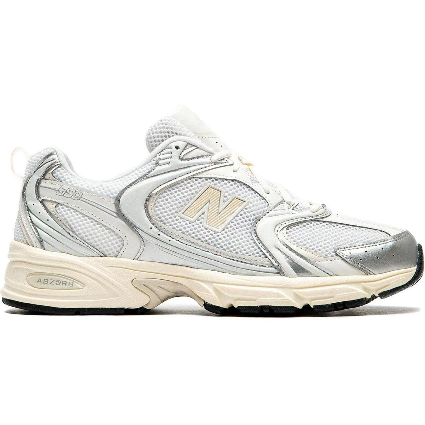 New Balance 530 Silver Metallic Linen